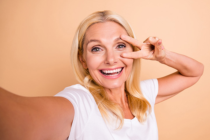 Eye area after completed eyelid surgery, Kuzbari Centre Vienna